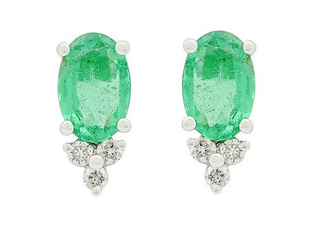 14KY Peridot Dia Dia-E08113