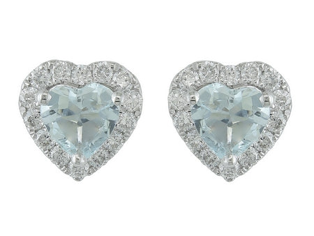 14KW Aquamarine Dia Dia-E08198