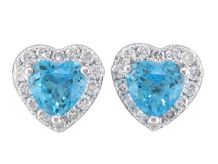 14KW Aquamarine Dia Dia-E08198