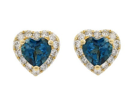 14KW Aquamarine Dia Dia-E08198