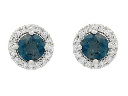 14KY Green Amethyst Dia Dia-E09321