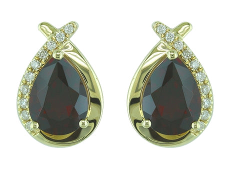 14KW London Blue Topaz Dia Dia-E10145