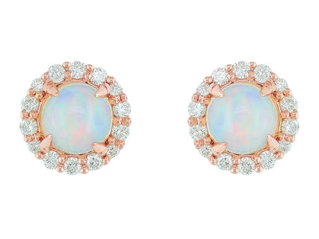 14KW Rose Quartz Dia Dia-E10373