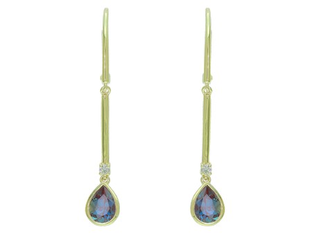 14KW Amethyst Dia Dia-E10636