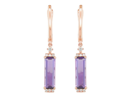 14KP Amethyst Dia Dia-E10675