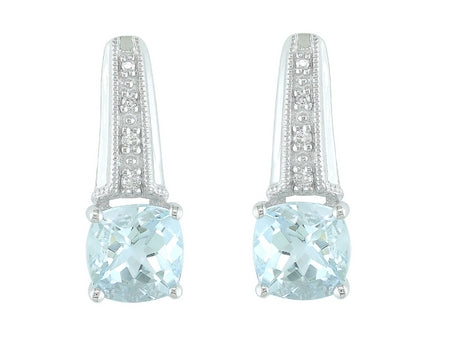14KY London Blue Topaz Dia Dia-EE0235