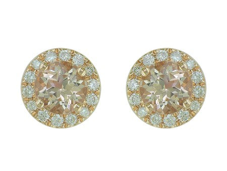 14KW Created Alexandrite Dia Dia-EE0726