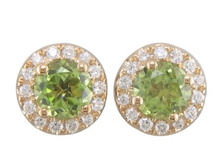 14KW Created Alexandrite Dia Dia-EE0726