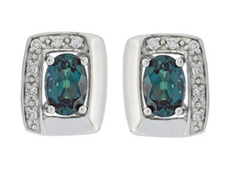 14KY London Blue Topaz Dia Dia-EE1213