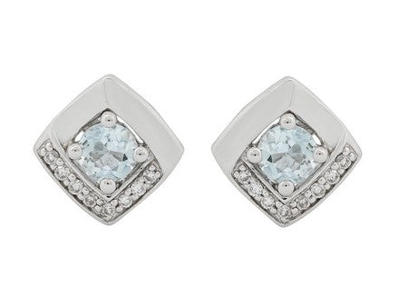 14KW Aquamarine Dia Dia-EE1214