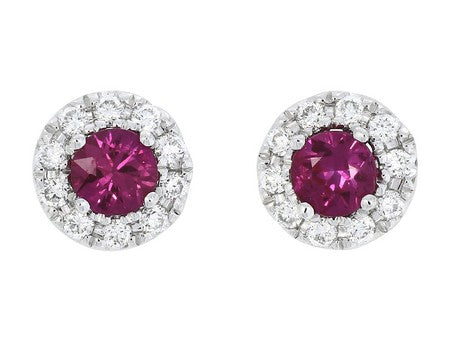 14KW Created Alexandrite Dia Dia-EE1622