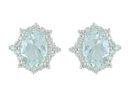 14KW Aquamarine Dia Dia-EE3876