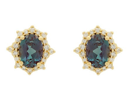 14KW Aquamarine Dia Dia-EE3876