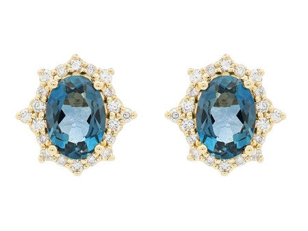 14KW Aquamarine Dia Dia-EE3876