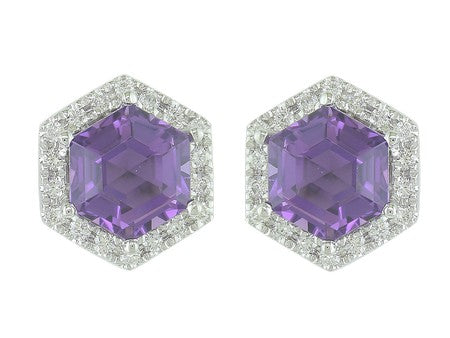 14KP Amethyst Dia Dia-EE3920