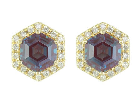 14KP Amethyst Dia Dia-EE3920