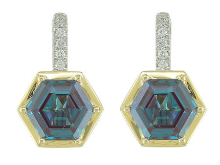 14KTT Created Alexandrite Dia Dia-EE3924