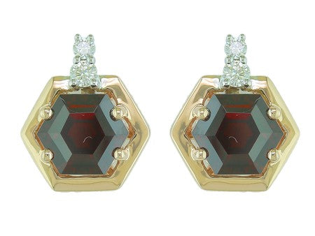 14KW Created Alexandrite Dia Dia-EE3926