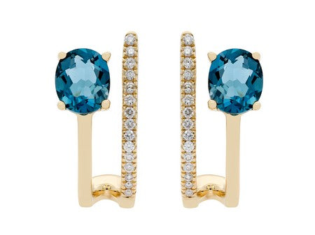 14KY B-Topaz Dia Dia-EG3269