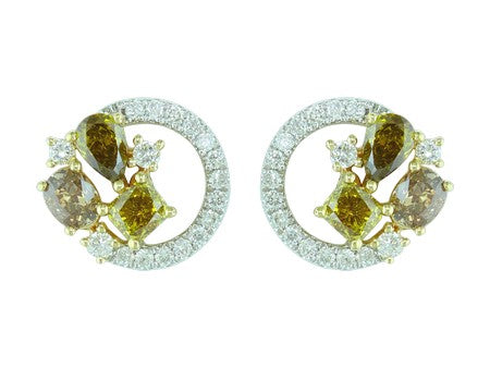 14KTT Natural Fancy Color Diamond Dia Dia-EG4078