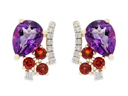 14KY+W Amethyst Aquz Dia-EG4115