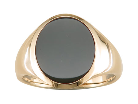 14KW Black Agate-G02653