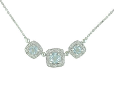 14KY London Blue Topaz Dia Dia-N02341