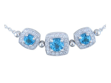 14KY London Blue Topaz Dia Dia-N02341