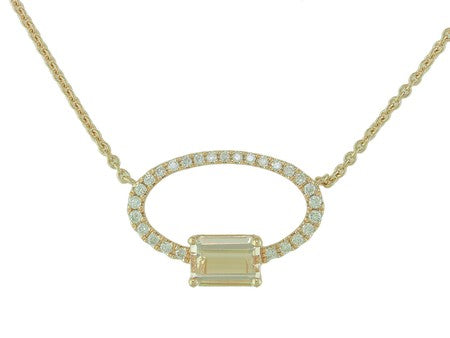 14KW Peridot Dia Dia-N03020