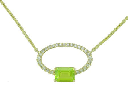 14KW Peridot Dia Dia-N03020