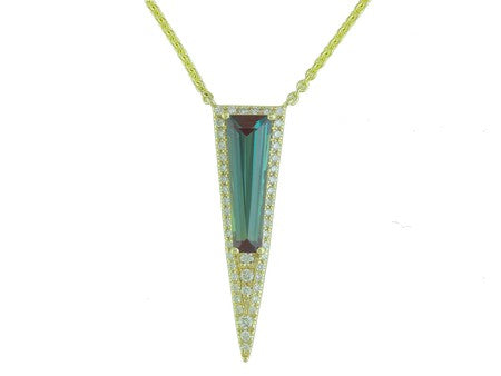 14KY Created Alexandrite Dia Dia-N03075