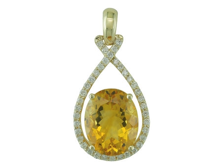 14KW Amethyst Dia Dia-P10100