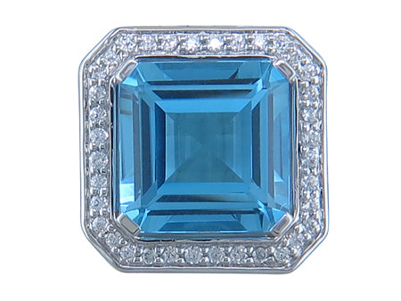 14KY B-Topaz Dia Dia-P15773