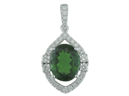 14KW Chrome Diopside Dia Dia-P20695