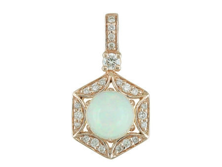 14KY Turquoise Dia Dia-P20787