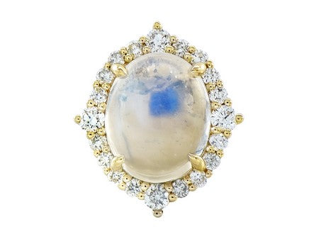 14KW Moon Stone Dia Dia-P20792