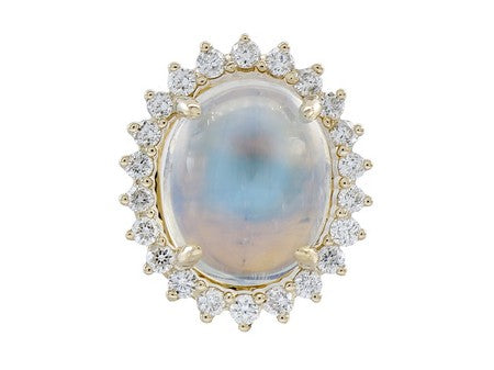 14KW Moon Stone Dia Dia-P20794