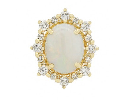 14KW Moon Stone Dia Dia-P20795