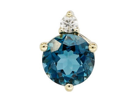 14KW Created Alexandrite Dia Dia-P20971