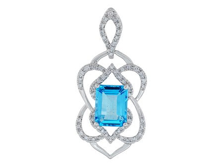 14KW B-Topaz Dia Dia-P21463