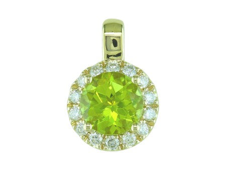 14KW Created Alexandrite Dia Dia-PE0726