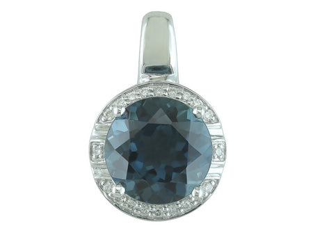 14KW London Blue Topaz Dia Dia-PE1841