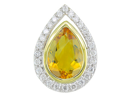 14KW Created Alexandrite Dia Dia-PE1907