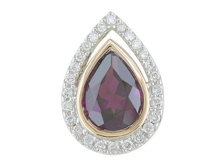 14KW Created Alexandrite Dia Dia-PE1907