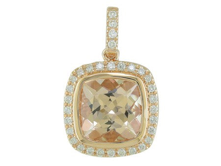 14KP Morganite Dia Dia-PE3394