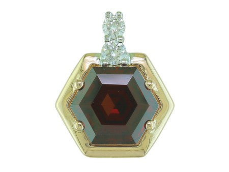 14KTT Amethyst Dia Dia-PE3926