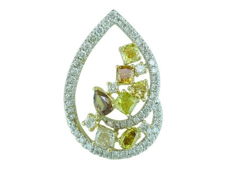 14KTT Natural Fancy Color Diamond Dia Dia-PG5088