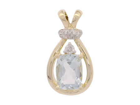 14KY+W Aquamarine Dia Dia-PG5174