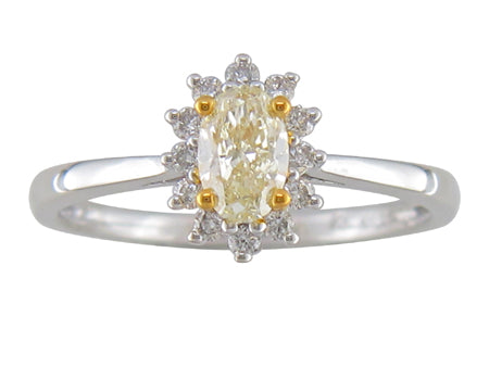 14KTT Natural Fancy Color Diamond-R12978