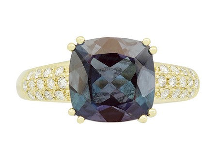 14KW London Blue Topaz Dia Dia-R14943